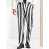 INSPIRE CHIC Men's Business Straight Leg Contrasting Colors Striped Trousers - 2 of 4