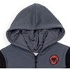 Marvel Spidey and His Amazing Friends Ghost-Spider Miles Morales Spider-Man Fleece Half Zip Hoodie Toddler to Little Kid - 4 of 4
