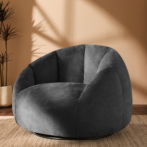 GYIIYUO 47" Giant Bean Bag Chair for Adults - Comfy Plush Shell Soft Accent Chair, Oversized Cozy Lounge Floor Sofa Reading Chair - 1 of 4
