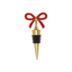 Unique Bargains Bottle Stoppers Thin Bow Style Zinc Alloy Aluminum Alloy TPR 3.82"x1.81"x0.79" 1 Pc - 1 of 3