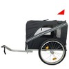 Munora Heavy Duty Foldable Utility Pet Stroller - Black-Gray Dog Carrier & Bicycle Trailer for Elder/Mobility-Impaired Pets - 2 of 4