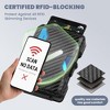 Wallet for Men, RFID Blocking Slim Mens Wallet with Money Clip, Minimalist Pop Up Card Case, ID Window - 4 of 4