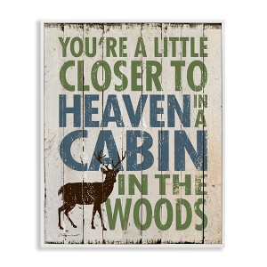 Stupell Industries Closer to Heaven in a Cabin Framed Giclee Art - 1 of 4