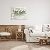 Stupell Industries Fresh White Tulip Flowers Vintage Canvas Art, 40" x 30" - 3 of 4