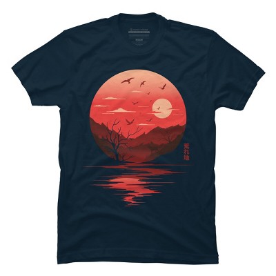 Men's Design By Humans Wilderness By StevenToang T-Shirt