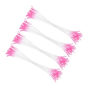 Unique Bargains DIY Crafts Wedding Floral Picks Artificial Flower Stamen Kit 100 Pcs - 1 of 4