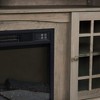 ORRD 58" TV Stand with 23" Fireplace Insert, Fits TVs up to 65", with Open & Closed Storage, Modern Entertainment Console, Gray Wash - 4 of 4