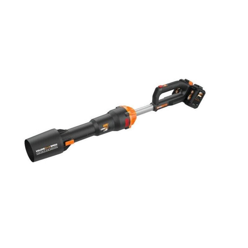 Worx Nitro WG585 40V Power Share PRO LEAFJET Cordless Leaf Blower with Brushless Motor (2) Batteries and Charger Included, 1 of 13