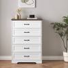 Whizmax Modern 5 6 Drawers Dresser, Chest of Drawers Closet Organizers and Storage Clothes, Modern Dressers for Closet Living Room, Kids Bedroom - 3 of 4