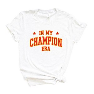 Simply Sage Market Women's Red In My Champion Era Short Sleeve Graphic Tee - 1 of 3