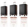 FATMOON Hardshell Luggage, Lightweight Durable ABS Suitcases with Double Wheels, Expandable 28-inch Checked Luggage 28" (Single Luggage) - 3 of 4