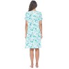 Casual Nights Women's Super Soft Yummy Nightshirt, Short Sleeve Nightgown, Night Dress with Fun Prints & Patterns - 4 of 4