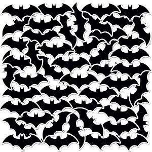 Batman Hush Logo 50ct Vinyl Large Deluxe Stickers Variety Pack - 1 of 4