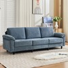 Beautyolove 90" Modern-Style Chenille Fabric Sectional Sofa - 2 of 4