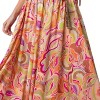 Women's Marble Printed Dull Satin Skirt - Easel - 2 of 2