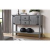 Okak Sideboard Cabinet, Bufft Cabinet with 2 Doors and 2 Shelves, Storage Cabinet for Living Room, Dining Room, Kitchen, Antique Gray - 4 of 4