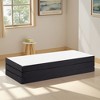 MAYEERTY 4inch Single Size Tri Folding Memory Foam Mattress, Portable Mattress, Non-Slip Bottom, White - 2 of 4