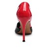 Candy Cane Patent Faux Leather High Heel Pumps Women - 4 of 4