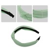 Unique Bargains Textured Cotton Knot Headband Soft Hairband for Women 1.3 Inch Wide 1Pcs - 4 of 4