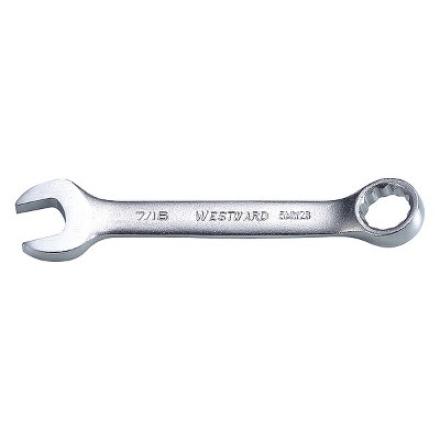 Westward  Combo Wrench,SAE,Rounded,7/16" 5MW28