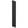 Salsbury Industries 30044BLK 24-Inch Deep Side Panel for Open Access Designer Locker and Designer Gear Locker with Sloping Hood, Black - image 2 of 2