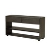 Luxystar Vintage Console Table with 2 Drawers and 2 Shelves for Entryway and Living Room - 4 of 4