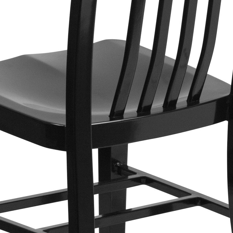 Flash Furniture Commercial Grade Metal Indoor-Outdoor Chair, 6 of 13