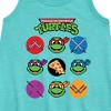 Girls' - Teenage Mutant Ninja Turtles - Turtles Character Grid Graphic Sleeveless Aline Dress - 2 of 3
