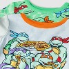 Toddler Boys' 4pc Snug Fit Teenage Mutant Ninja Turtles Cotton Pajama Set - Gray - 3 of 4