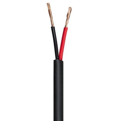 Monoprice Speaker Wire, CMP Rated, 2-Conductor, 18AWG, 50ft, Black