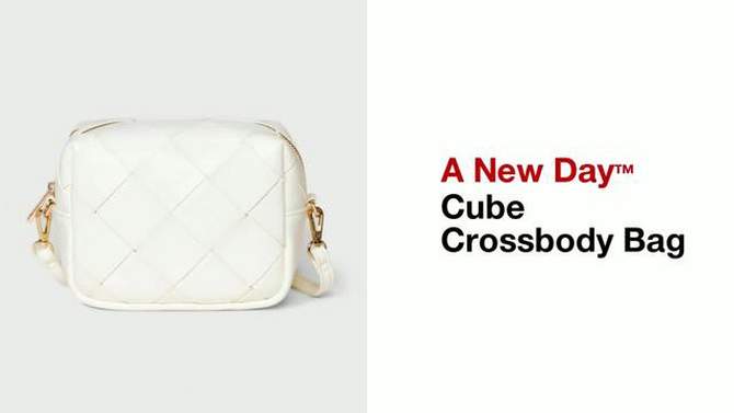 Cube Crossbody Bag - A New Day™, 2 of 13, play video