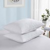 Peace Nest 2 Pack Goose Feather Pillow with Breathable Cotton Cover - 2 of 4