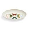 Portmeirion Botanic Garden Harmony Oval Fluted Dish, 8.5-Inch Porcelain Serving Dish with Butterfly Accents, Dishwasher & Microwave Safe - 2 of 4