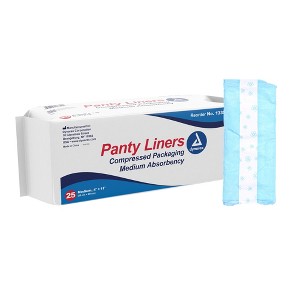 Dynarex® Medium Absorbency Bladder Control Pad, 4 x 11 Inch - 1 of 3
