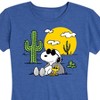 Women's - Peanuts - Snoopy & Woodstock Short Sleeve Graphic T-Shirt - 2 of 4