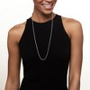 Ross-Simons Italian 2mm Sterling Silver Crisscross-Chain Necklace - 2 of 4
