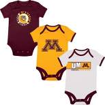 NCAA Minnesota Golden Gophers Infant Boys' 3pk Bodysuit