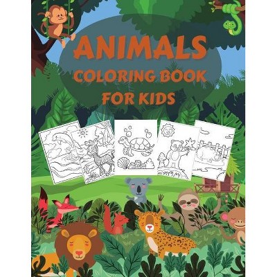 Animals Coloring Book for Kids - by  Esel Press (Paperback)