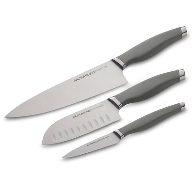 Comfy Grip Gray Stainless Steel 9-Piece Knife Set - with Holder - 1 count  box