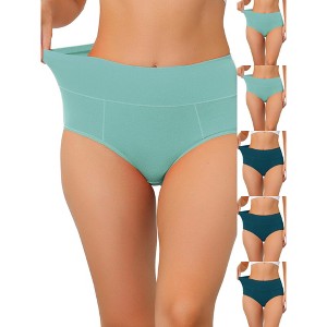 INSPIRE CHIC Women's High Waist Available Tummy Control Briefs 6 Packs - 1 of 4