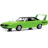 1970 Plymouth Road Runner Superbird Green with Black Vinyl Top 1/43 Diecast Model by IXO Models - 2 of 4
