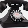 Gpo Retro Gpo200blk 200 Vintage Rotary Dial Telephone Classic Bakelite Black  : Target