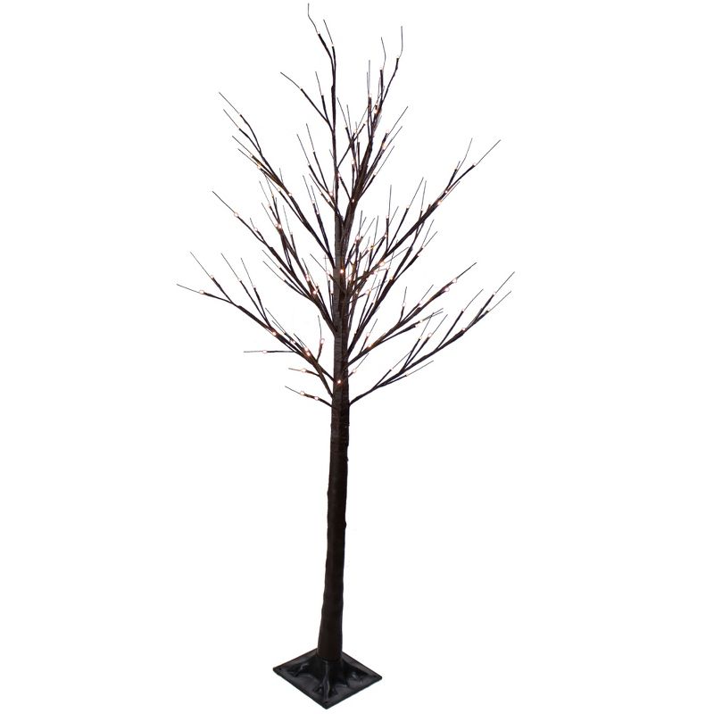 Northlight 6' Lighted Christmas Birch Twig Tree Outdoor Decoration - Warm White LED Lights, 3 of 6