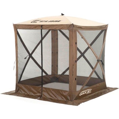 Brown 6' x 6' Portable Outdoor Camping Canopy Shelter