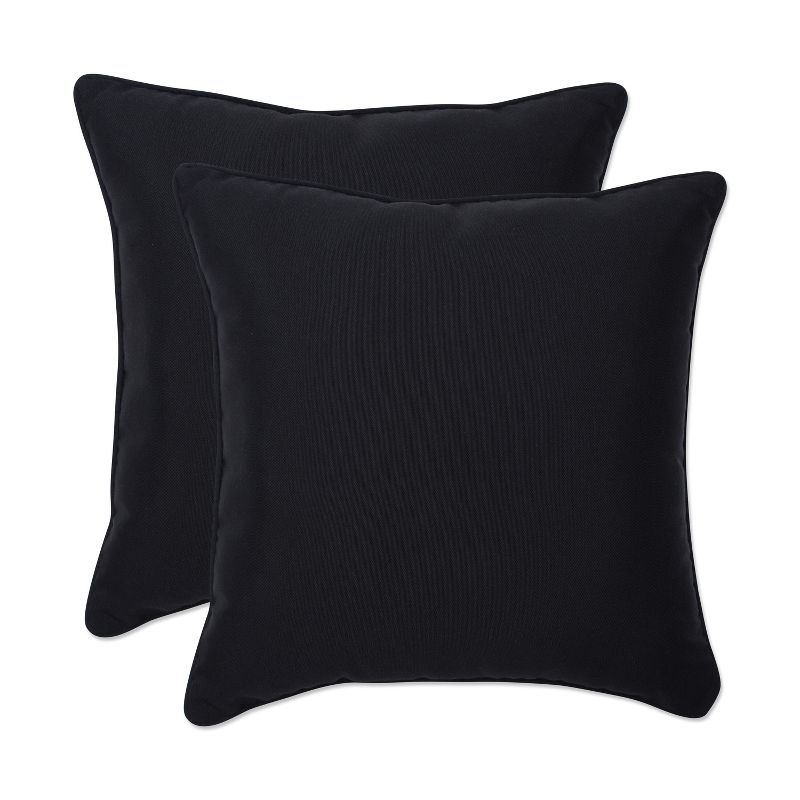18.5"x18.5" Fresco 2pc Square Outdoor Throw Pillows - Pillow Perfect, 1 of 6
