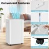 Costway 54 pints Dehumidifier With Drain Hose 3 Modes LED Display 3-Color Indicator Light 4500 Sq.Ft - 2 of 4