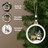 Joyfy 6pcs Christmas Ornaments, Wooden Hanging Reindeer Christmas Tree Ornaments, Cute Christmas Tree Decorations - 4 of 4