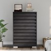 AMERLIFE 5 Drawer Dresser, Farmhouse 47" Tall Chest of Drawers with Slat Handles - 3 of 4
