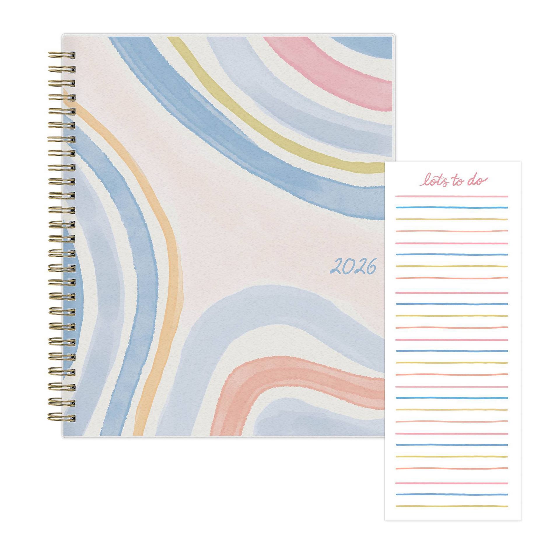 Blue Sky 2026 Weekly/Monthly Month Planning Calendar 7"x9" with List Pad Kendrice