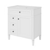 YOOCOZZ 30'' Bathroom Vanity with Top Sink,2 Drawers and a Tip-out Drawer - 2 of 4